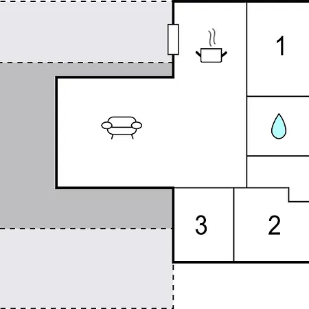 Three-bedroom In Bjert Casa de Férias Binderup Strand